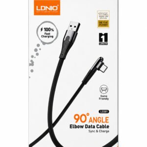 90° Elbow USB to Type-C Fast Data Cable